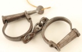 Antique Handcuffs with Key