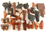 Lot of Leather Holsters