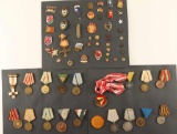 Lot of Service Medals and Pins