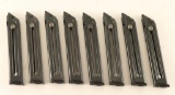 Lot of 7 Ruger MK III MAGS