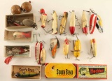 Large Lot of Vintage Fishing Lures