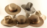 Lot of (6) Cowboy Hats
