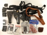 Lot of Holsters Pouches Belts