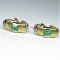 Extra Fine Colombian Emerald and Diamond Earrings