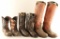 Lot of (3) Pairs of Men's Cowboy Boots