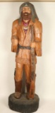 6' Wooden Mountain Man Carving