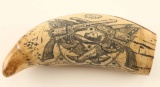 Faux Antique Scrimshawed Tooth