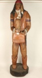 6' Wooden Indian Carving