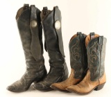 Lot of Men's Leather Cowboy Boots