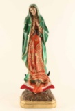 Porcelain Statue of the Virgin of Guadalupe
