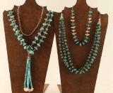 Lot of 4 Navajo Necklaces