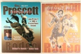 Lot of 4 Prescott Rodeo Posters