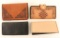 Lot of (4) Leather Items