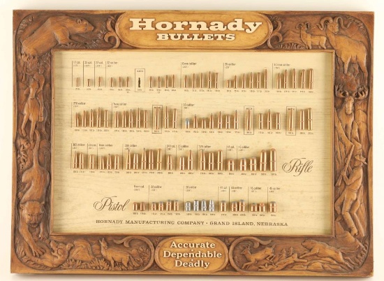 Hornady Bullet Display Board