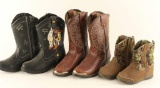 Lot of Kid's Cowboy Boots