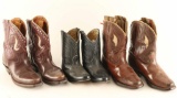 Lot of Kid's Sized Cowboy Boots