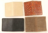 Lot of (4) Wallets