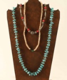 Lot of 3 Navajo Necklaces