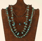 Lot of 4 Navajo Turquoise Necklaces