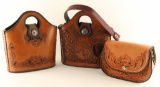 Lot of (3) Leather Purses