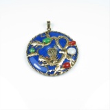 Incredible Golden Dragon Blue Lapis