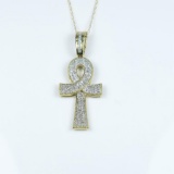 Dazzling Egyptian ANKH Diamond Pendant