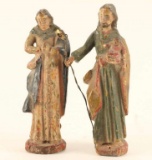 Pair of Hand Carved Statues