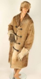 Mountain Man Deer Hide Trench Coat