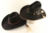 Lot of 2 Cowboy Hats