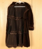 Ladies Mink A-line Coat