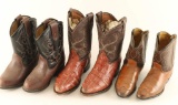 Lot of (3) Pairs of Kid's Cowboy Boots
