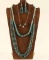 Lot of 3 Navajo Turquoise Necklace