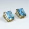 Colorful Classic Swiss Blue Topaz and Diamond