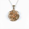 Lovely Rose Design Pendant crafted in Rose