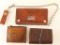 Lot of (3) Leather Wallets