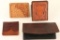 Lot of (4) Leather Wallets