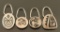Lot of 4 Hopi Keychains
