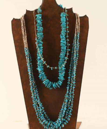 Lot of 3 Navajo Necklaces