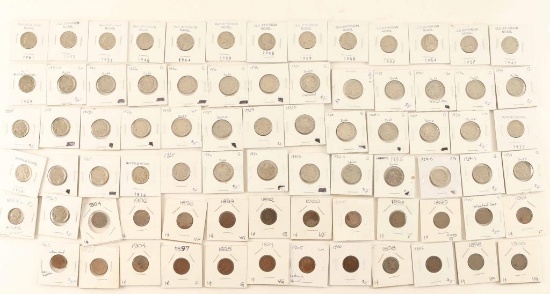 Lot of US Coins dated 1873 - 1964