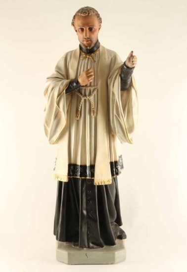 Large Polychromed Statue of St. Joseph