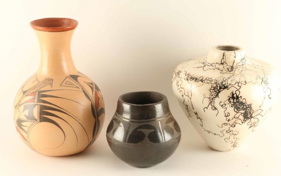 Lot of (3) Pots