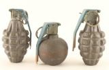 Lot of (3) Display Grenades