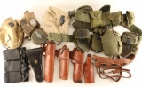 Large Lot of Holsters, Web Gear, Slings
