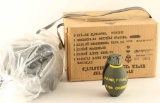 Gas Mask and Grenade