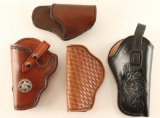 Lot of (4) Leather Holsters