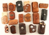 Large Lot of Leather Phone Cases