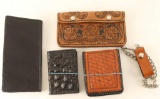 Lot of (4) Leather Wallets