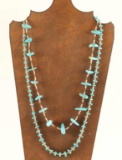 Lot of (2) Turquoise Necklaces