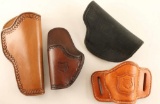 Lot of (4) Leather Holsters