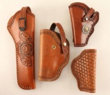 Lot of (4) Leather Holsters